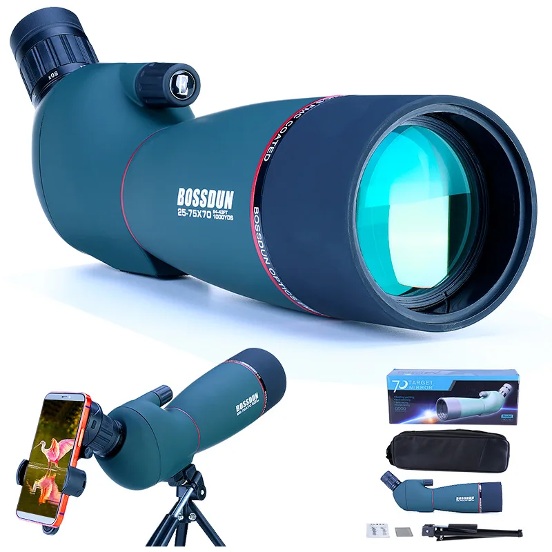 

Outdoor Travel Camping Monoculars Viewing 25-75x HD Microluminova Night Vision Birdwatching Photography Zoom