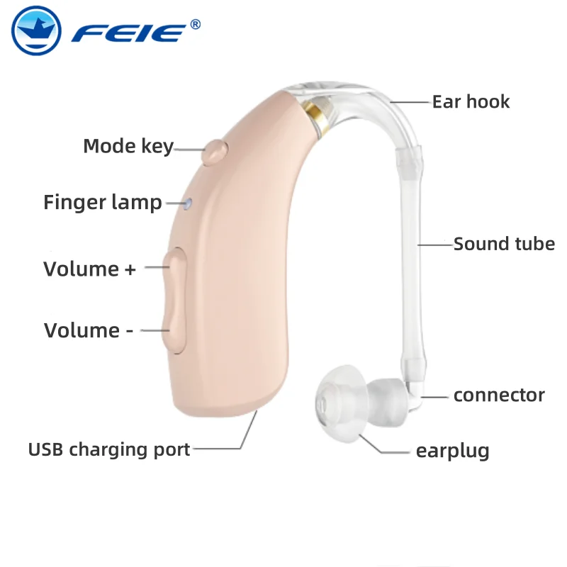 2023 A New High-Power Rechargeable Digital Hearing Aid Headset For The Elderly And Young Deaf Hearing AIDS Can Be Tuned 6