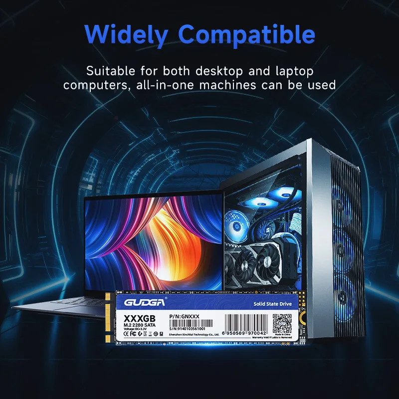 Ssd Sata para Desktop e Laptop Ngff 120g 240g 256 gb 128gb 256 gb 512gb 1tb 2280 mm 2242 mm Gudga-m.2 - Imagem 3