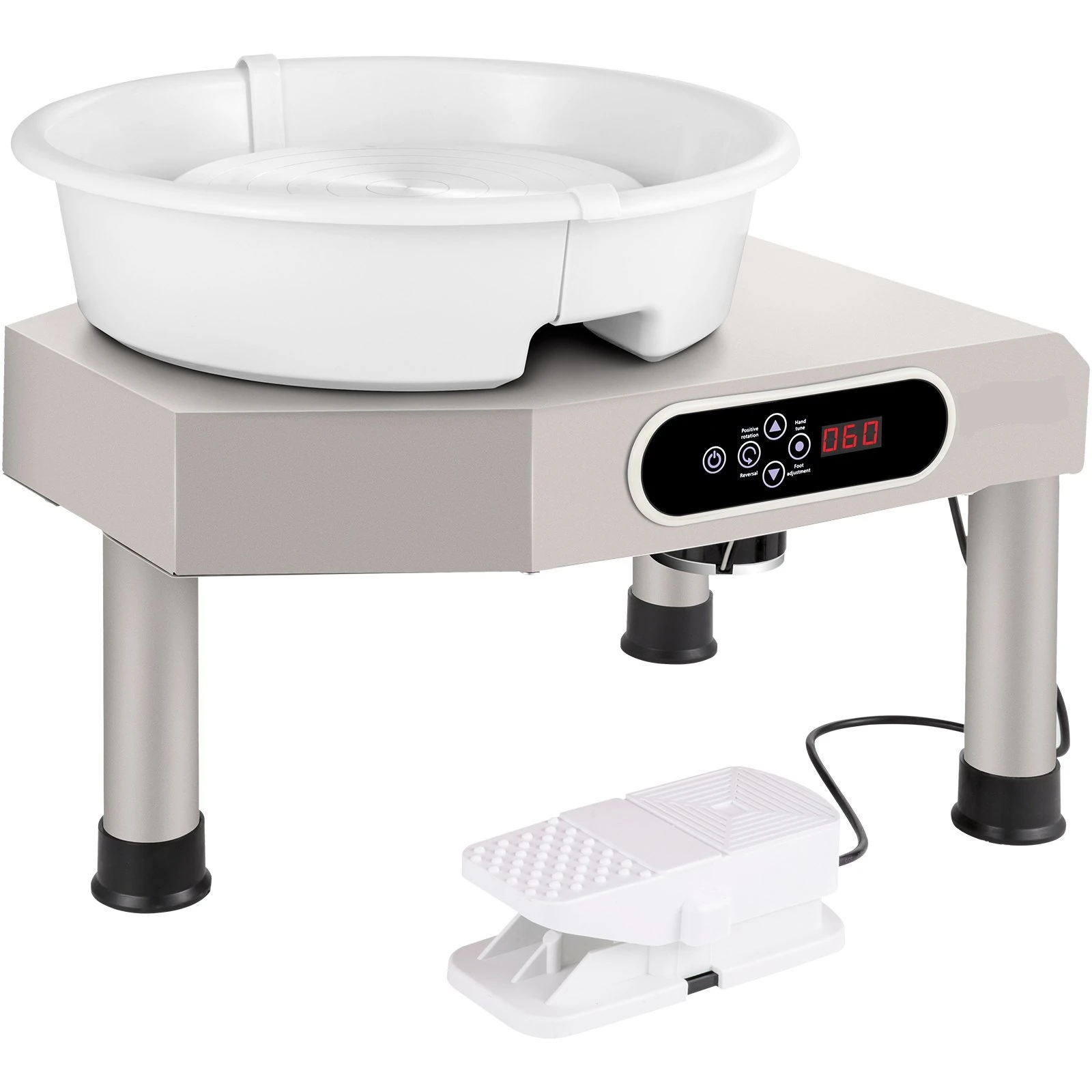 Pottery Wheel Ceramic Forming Machine 25cm LCD Touch Screen Clay Wheel