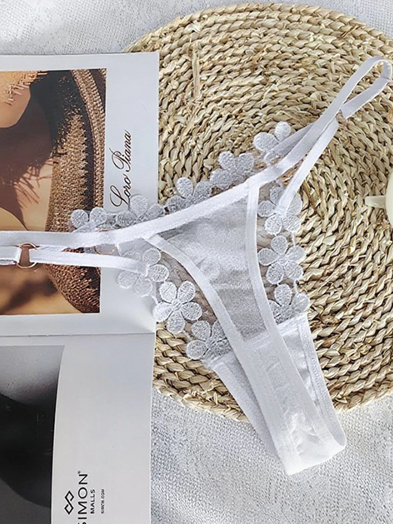 Lace thongsheer thongadjustable thongwomen's pantiesblack thongsexy panties ladies gift