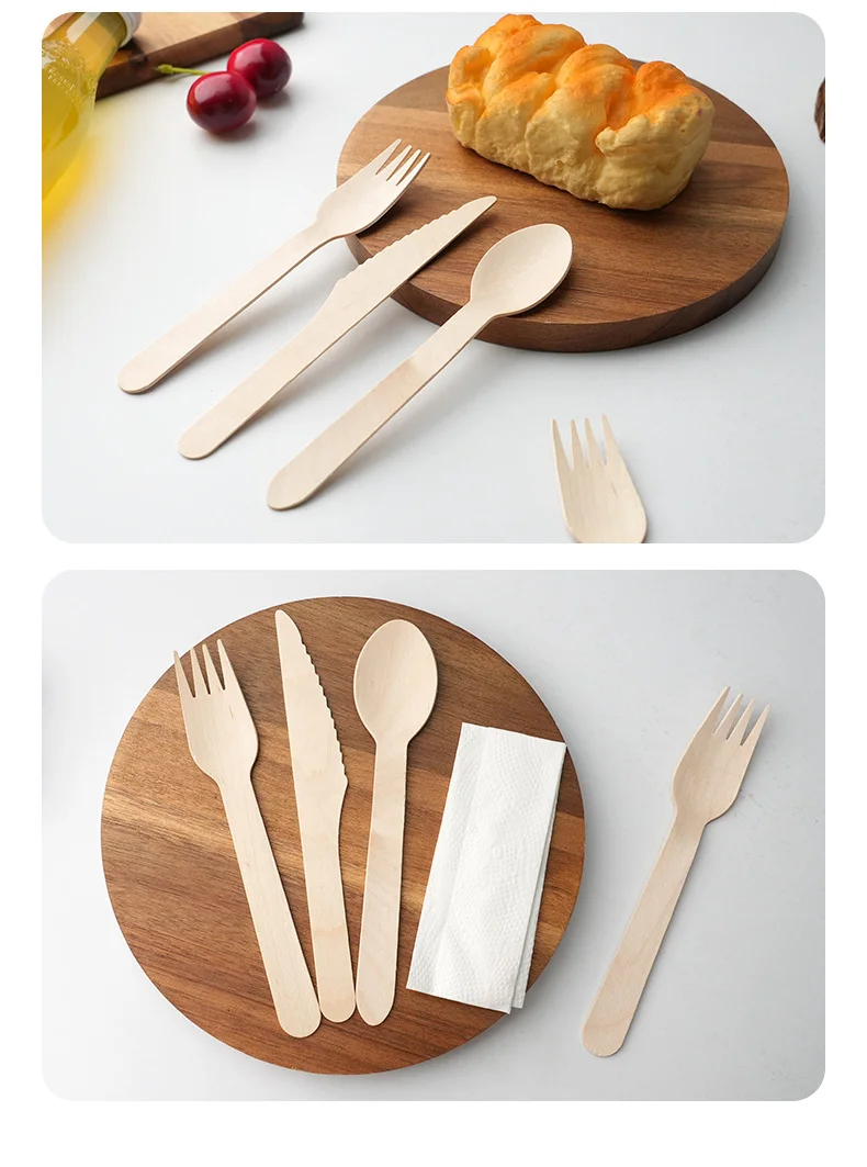 10/20PCS Disposable Cutlery Set – Individually Wrapped Knife, Fork, Spoon & Napkin – Po... - SKU DCS16299 - UGI Packaging