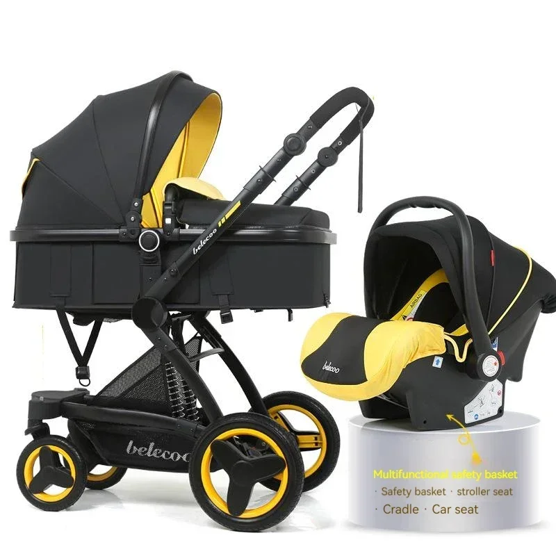 Baby Stroller Multifunctional Car Seat 3 in 1 For Newborn Prams Infant Buggy Safety Cart Carriage