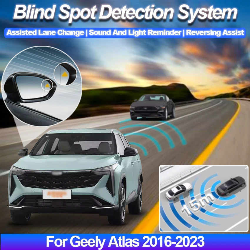 

Автомобильное Зеркало BSD BSM BSA для слепых зон, заднее зеркало заднего радара, система обнаружения микроволновой печи для детской модели 2016-2023