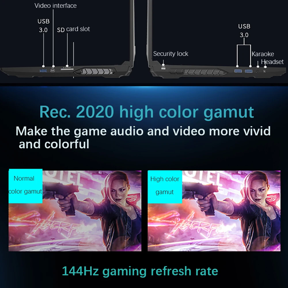 11th Gen Gaming Laptop: Intel Core i7-1165G7, NVIDIA MX450 2GB, 15.6