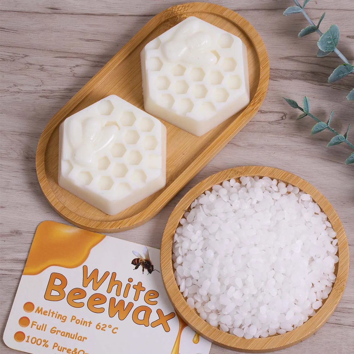 Pure White Beeswax Granules 5