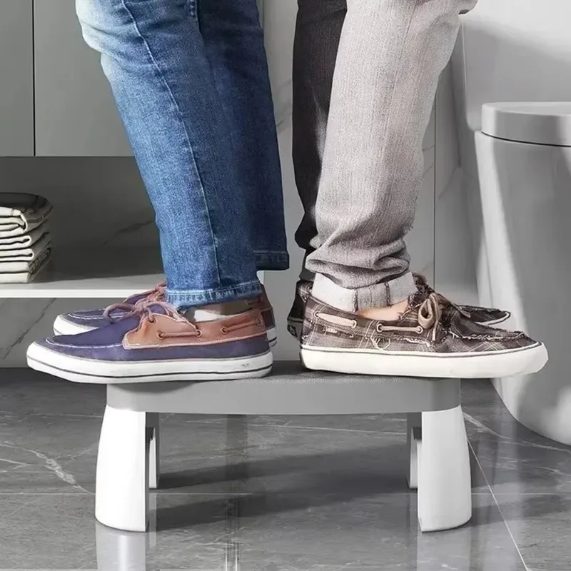 Portable Anti-Slip Toilet Foot Stool Squatty Potty Bathroom Accessory for Adults Children Pregnant Women and Elderly Home Use 5