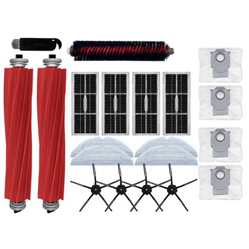 

Роликовая боковая щетка, карбоновый фильтр, Швабра, пылесборник для Roborock S7 Maxv S7 Maxv Plus S7 Maxv Ultra G10S Pro, аксессуары для робота-пылесоса
