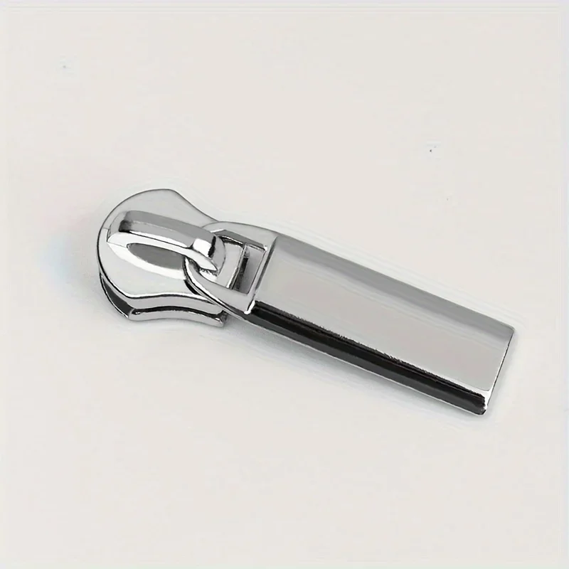 Assorted 5# Metal Zipper Pulls Zip Head Replacement For Baggage And Leather Crafts 20pcs Random Colors Delivery