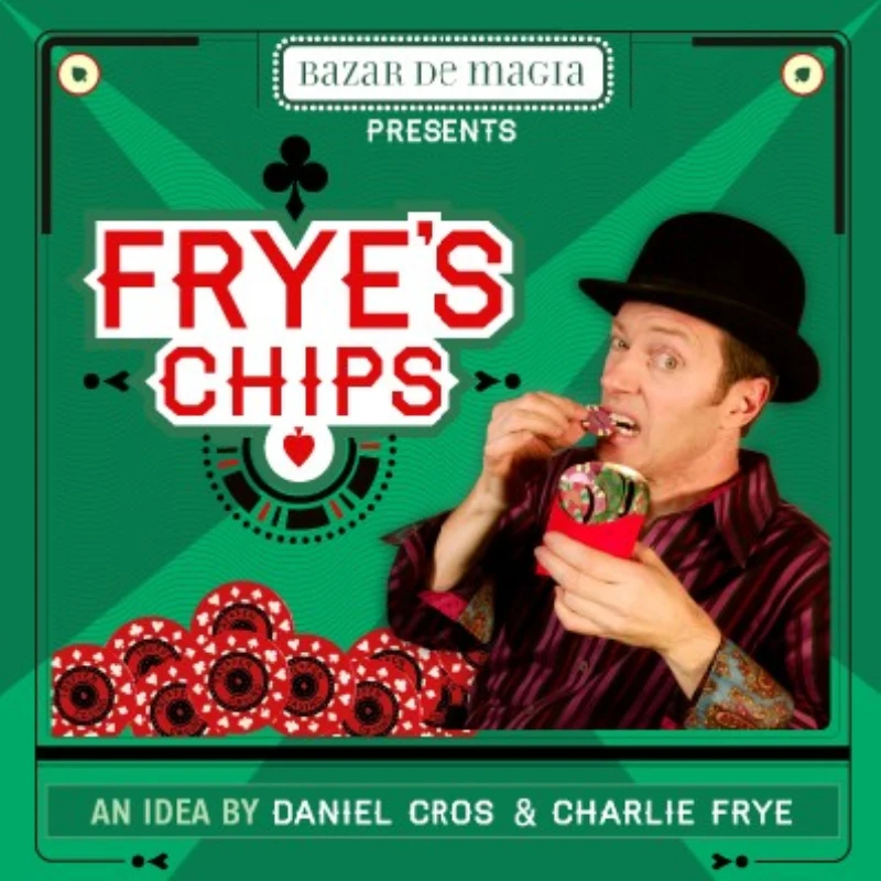 

Frye's Chips ( Gimmicks and Online Instruction) by Charlie Frye,Close Up Magic Trick,Illusions,Fun,Magic Tools