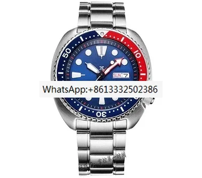Orologio Automatico Giapponese, Serie Prospezione Maschile, Orologio Meccanico Mostro Abalone Subacqueo Padi Sportivo Srpe99K1