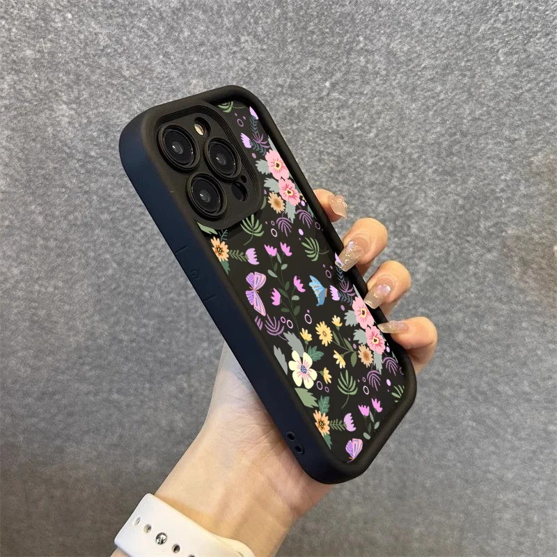 Oil Painting Colorful Flower Phone Case Cover