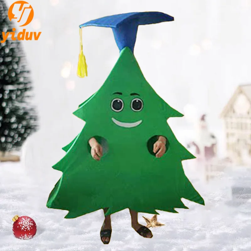 thumbnail image 1 of Disfraz de mascota de dibujos animados de Navidad, disfraz de Papá Noel, reno, traje para caminar para adultos, árbol de Papá Noel, muñeco de nieve, alce, accesorios de vestir para cosplay, 1 of 5