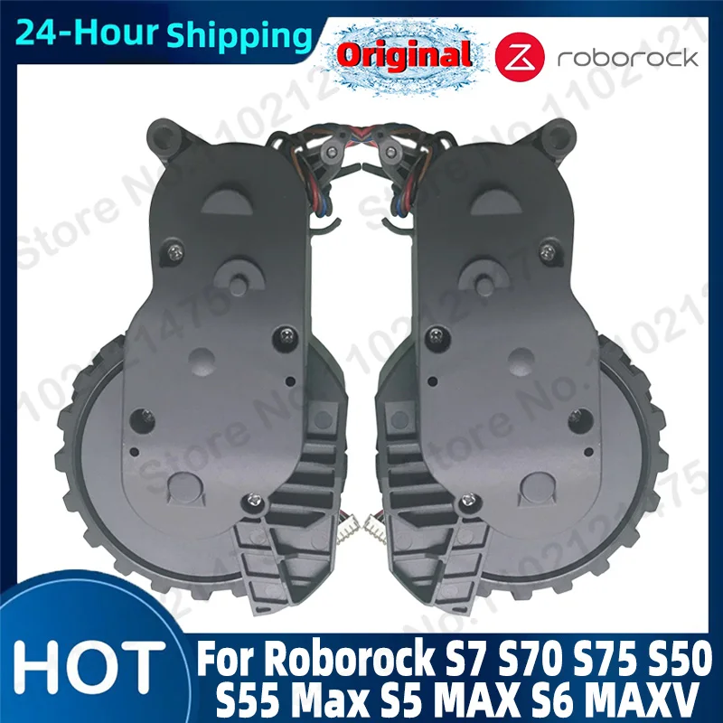 Esquerda e Direita Andando Módulo Acessórios Roda de Condução Roborock s7 S70 S75 S55 Max Varrendo Robô Peças de Reposição Original