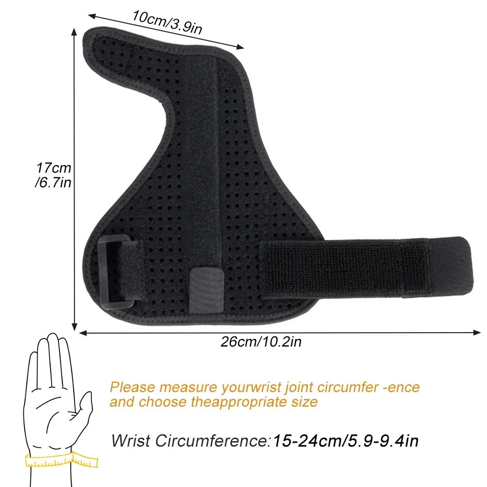 1Pcs Wrist Thumb Support Brace Wrist Splint Tendonitis Arthritis Breathable Thumb Protector Guard Fits Right and Left Hand wrist guards