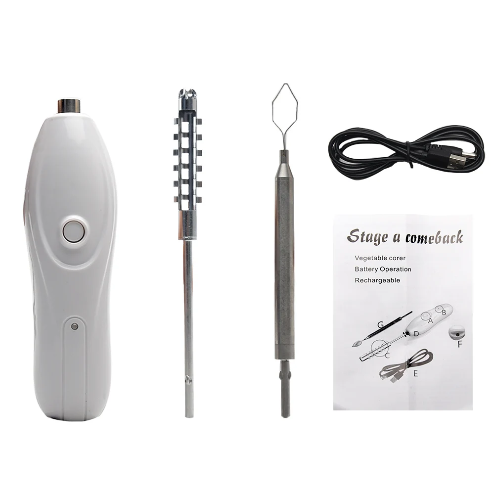 

Спиральный резак для овощей с ручкой из нержавеющей стали