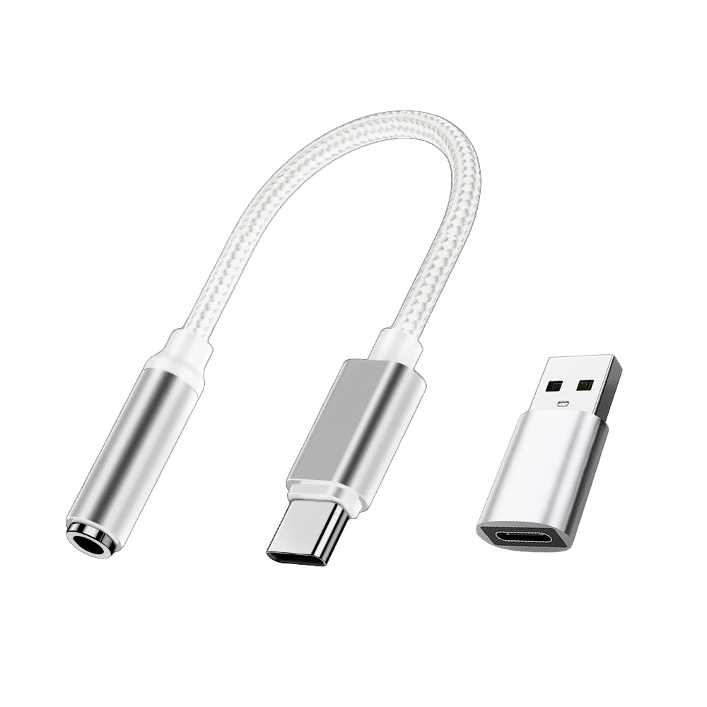 USB-C to 3.5mm Headphone Audio Adapter Converter