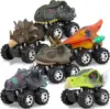 Dinosaur Toys Pull Back Cars Mini Monster Truck Car Toy Set for Kids Toddlers Boys Girls Gifts 1