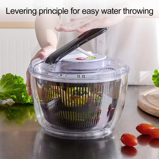 Salad Spinner, 5L Fruits Vegetable Washer Dryer, Fruits and