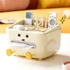 UFORU Paper towel box Household living room desktop bedroom bedside remote control multi-function table storage paper box 3