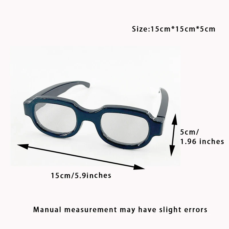 LED Light-Up Glasses Cyberpunk Style Cosplay Accessory for Adults (Generic)