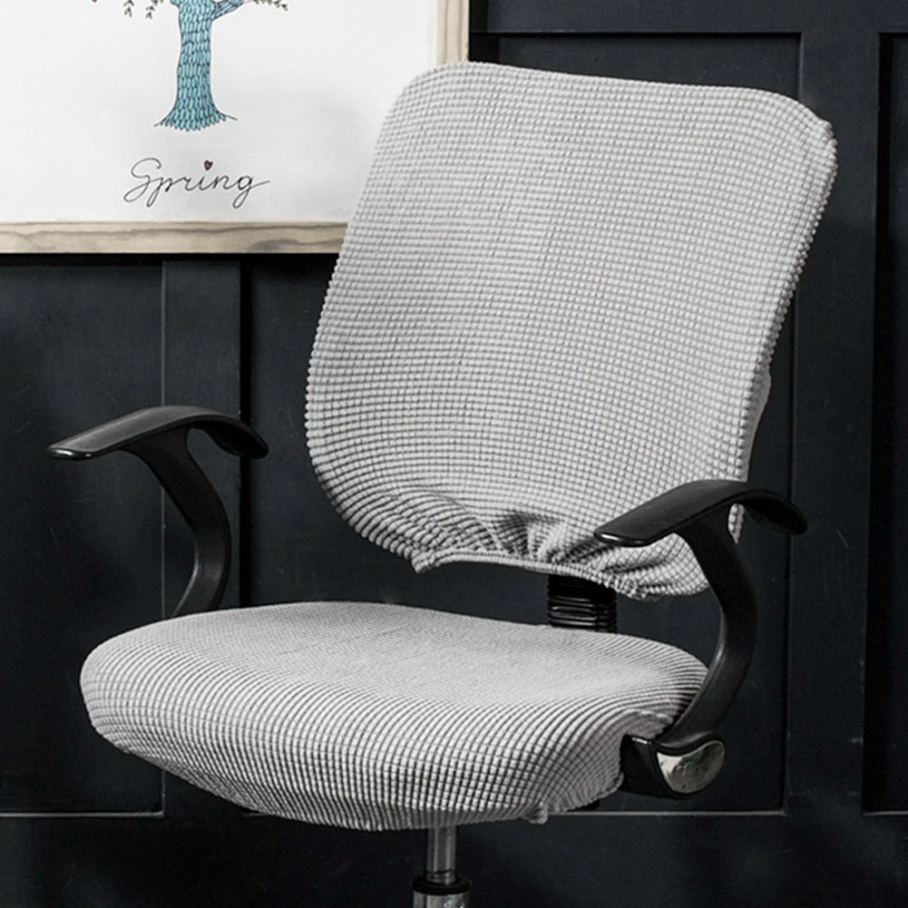 New 4 Colors Modern Spandex Computer Chair Cover 100% Polyester Elastic Fabric Office Chair Cover Easy Washable Removeable
