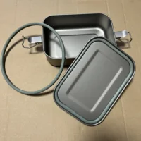 Silicone Sealing for Healthy Titanium Alloy  Dinner Box Leak-Proof Lunch Box Titanium Box  800ml 1200ml 1400ml 1