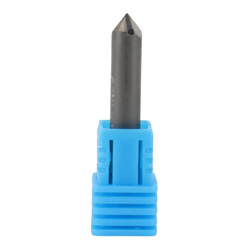 

5X PCD Diamond Engraving Bits Engraver CNC Carving Stone Carbide Milling Cutter On Granite Marble D6xl40x90degreex0.4