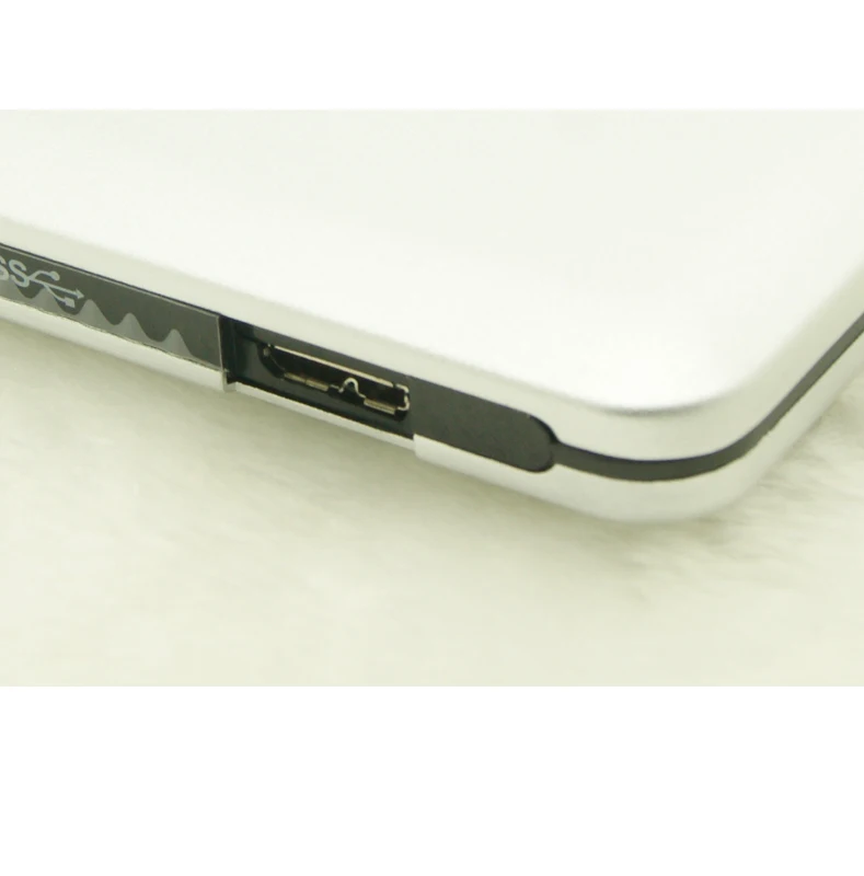 USB3.0 DVD/CD external optical drive box/case for laptop Soft aluminum shell 9.5mm 12.7mm
