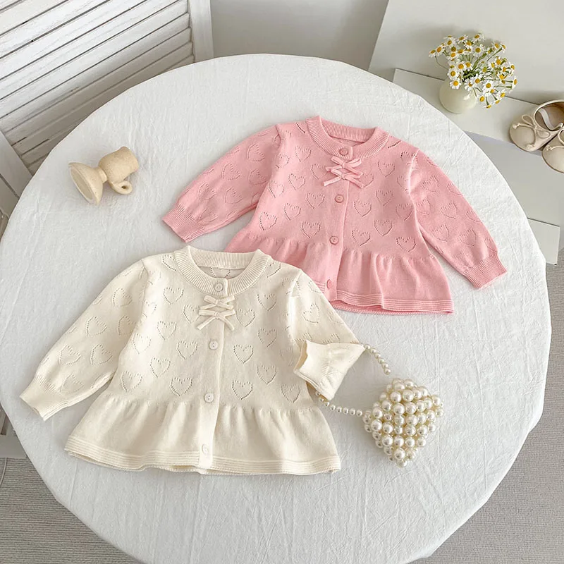 Autumn Baby Girls Knit Cardigan Sweater