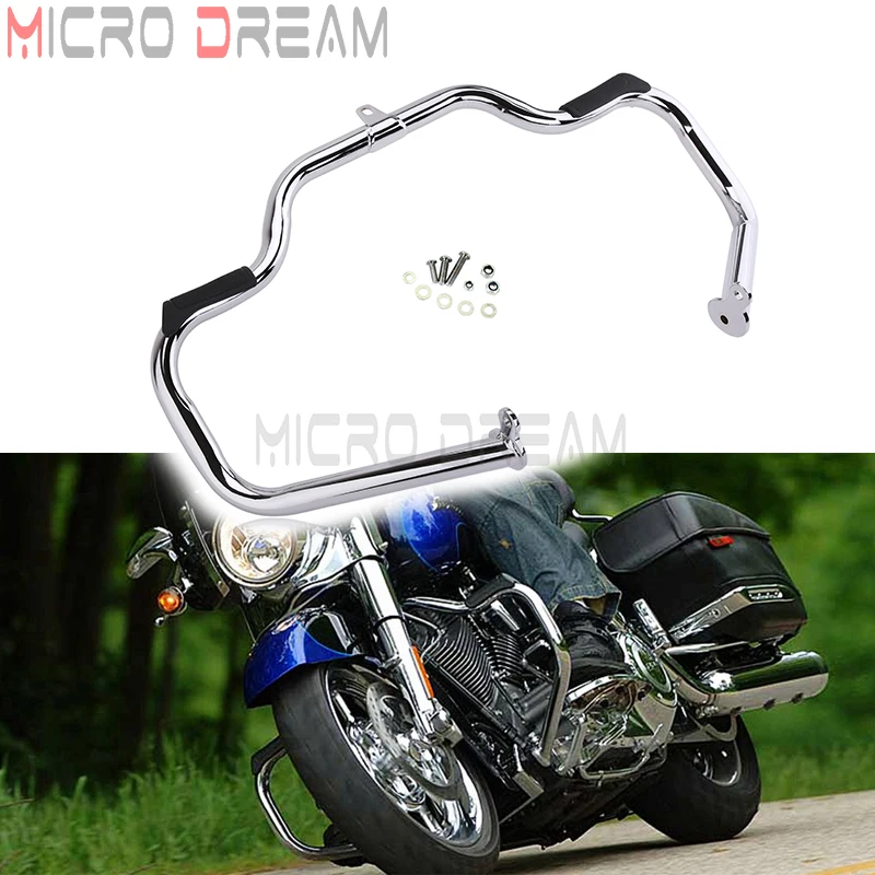 

2009-17 для Harley туристическая хромированная защитные полосы двигателя для Street Glide FLHX FLHXS Road King FLHR Electra Glide Classic FLHTC