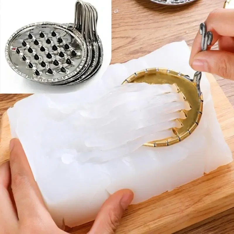 Stainless Steel Practical Jelly Scraper 1pcs Household DIY Bean Cold Noodle Kitchen Gadget Machine kitchen accessories