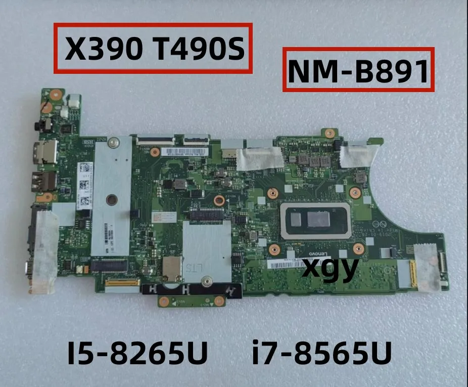 

Оригинальная материнская плата для ноутбука Lenovo ThinkPad X390 T490S с центральным процессором