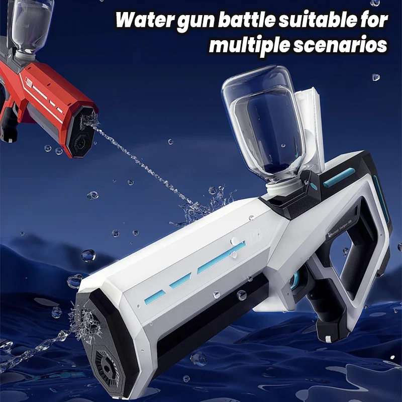 Electric Water Gun Toys Automatic Water Soaker Gun up to 32 FT Long Range Water Blaster Gun Toys for Kid & Adult Ideal Gift Toys 5