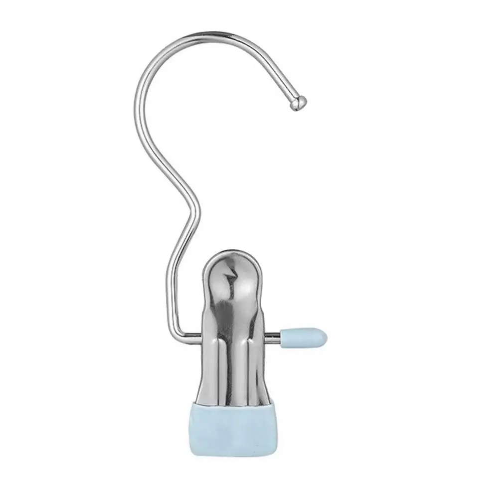 

Neat Organized Hanger Clip Durable Metal Clothespin Hooks Space-saving Hanger Clips for Pants Hats Towels Ideal Closet Storage