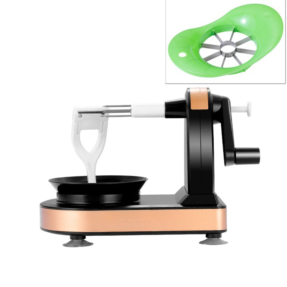Hand-cranked Apple Pear Peeler Manual Melon Fruit Peeler Potato Automatic Kitchen Multifunctional Cutter Tool With Fruit Divider 3