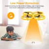 UFO RC Mini Quadcopter Induction Drone Smart Watch Remote Sensing Gesture Aircraft Hand Control Drone  Altitude Hold  Kids 6
