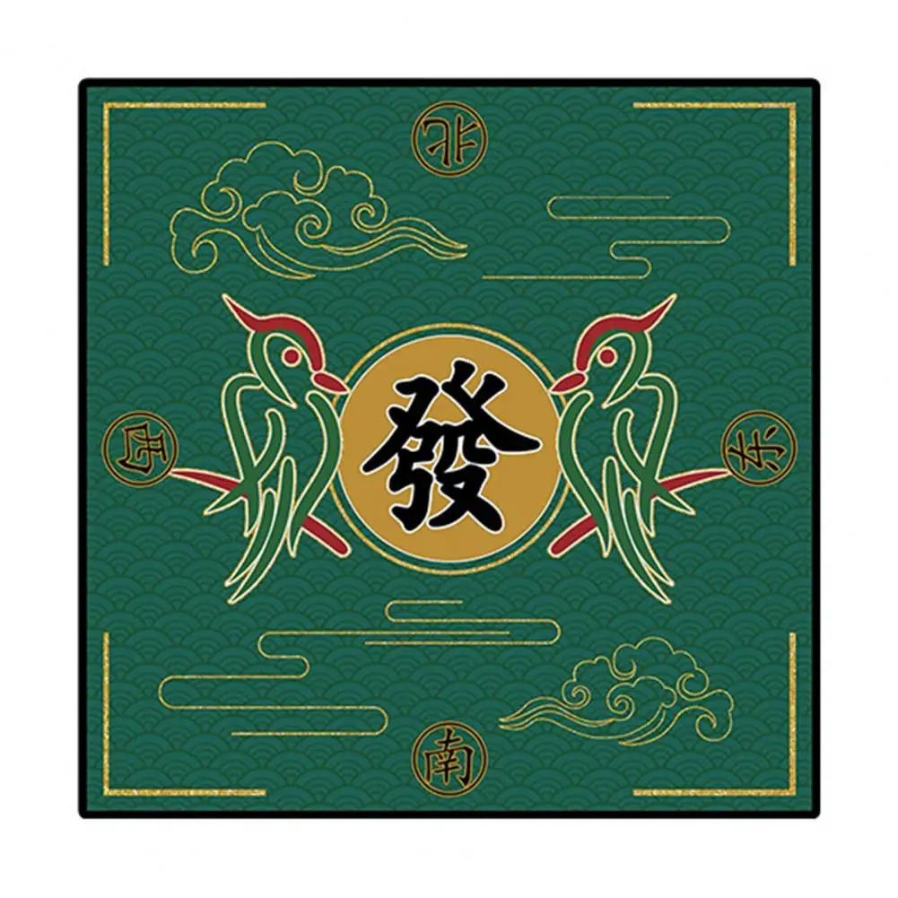 Anti-slip Mahjong Mat Foldable Anti-slip Mahjong Table Mat for Board Games Decoration with Noise Reduction Premium for Enhanced
