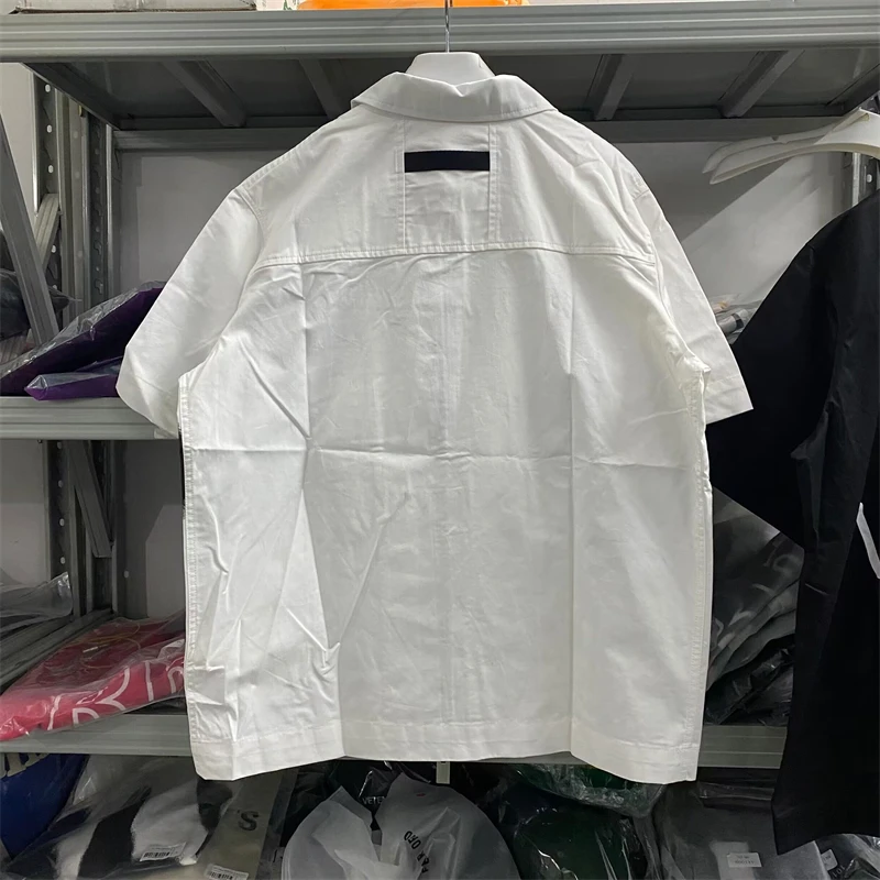 

New Graffiti Inkjet Logo 1017 ALYX 9SM Lapel Zipper Shirts Men Women T-shirt Functional Oversized Tee ALYX T Shirt Skateboard