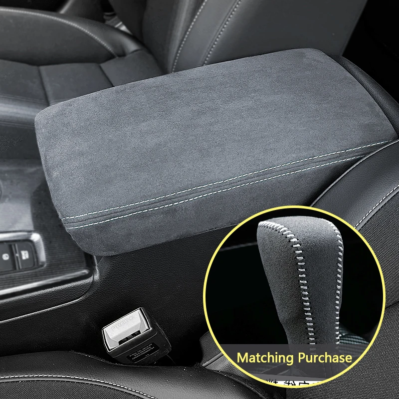 For Honda 2023 Civic 11th Gen Civic Car Armrest  Mat Center Storage Box Pad Protector Leather Cover Decoration Accessories - 5