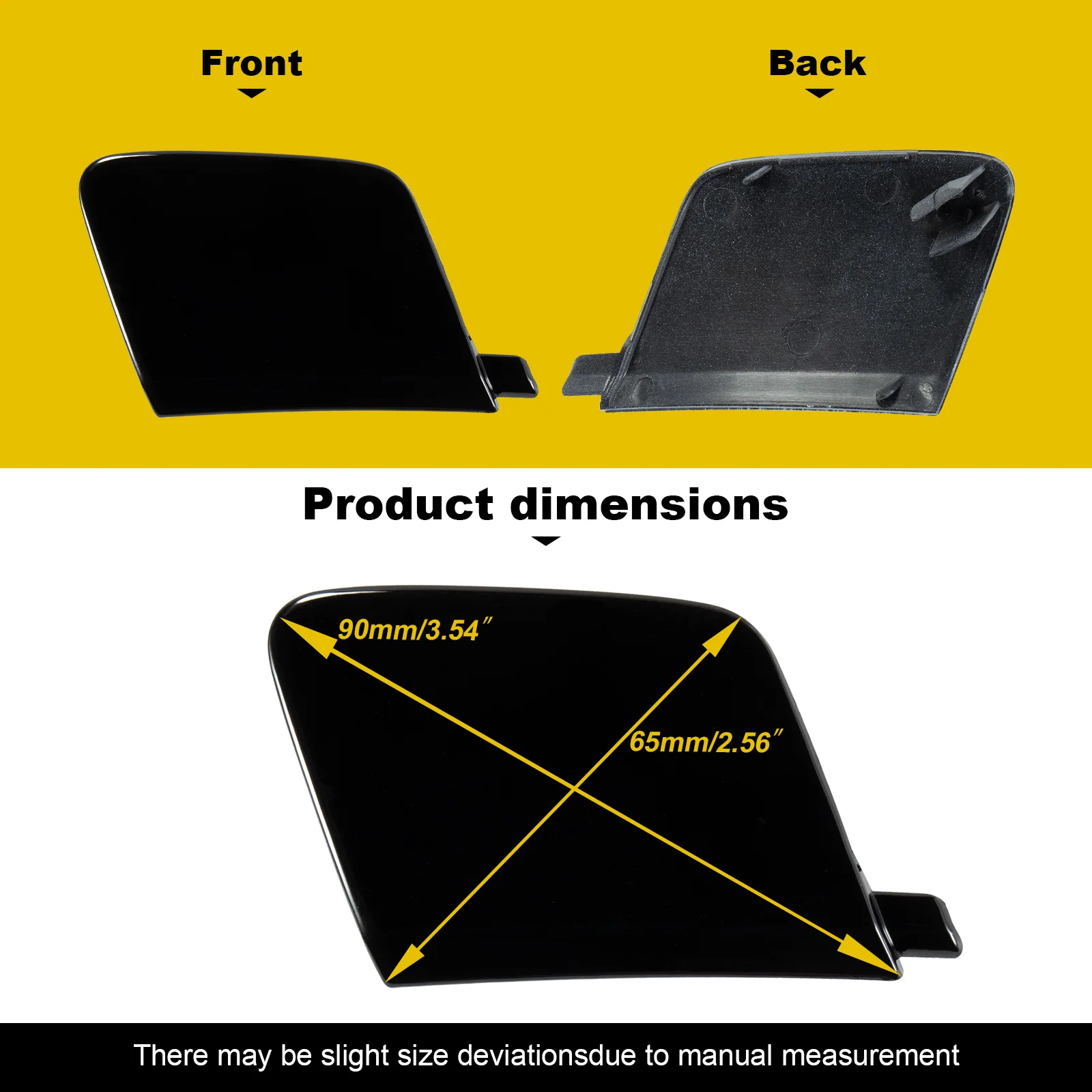 Rear Bumper Tow Hook Cover Fit For Volvo V40 2012 2013 2014 2015 39814200 Towing Eye Cover