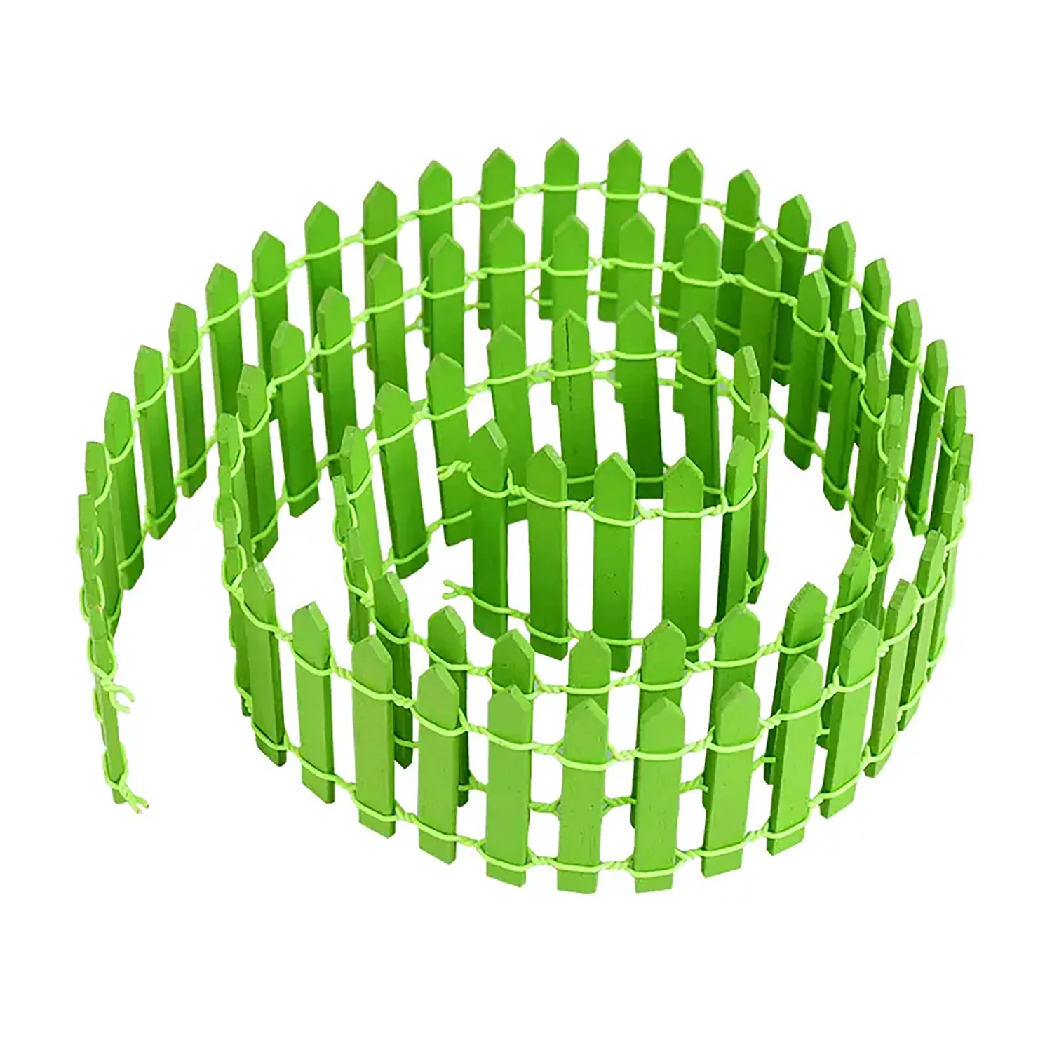 Miniature Wooden Fence - Fairy Garden and Dollhouse Decoration