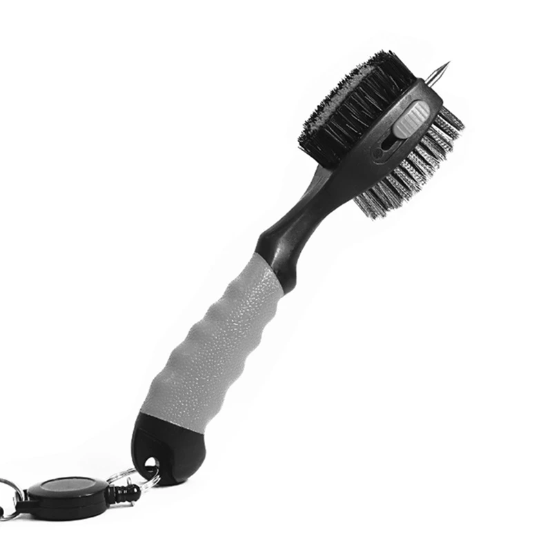 

Golf Club Brush Golf Club Cleaning Brush Golf Putter Wedge Ball Groove Cleaner Kit Cleaning Tool Gof Accessories (Grey)