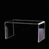 U-shaped Acrylic Display Risers Steps Acrylic Display Stand Anti-Corrosion Clear Showcase Display Shelf for Figure Collection 5