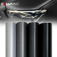 Brushed Car Stickers Hood Panel Decorative Decal Cover Waterproof Vinyl Auto Wrap Motorcycle Sticker Film for Car Accessories 1
