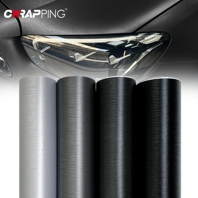 Brushed Car Stickers Hood Panel Decorative Decal Cover Waterproof Vinyl Auto Wrap Motorcycle Sticker Film for Car Accessories 1
