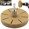3.5Inch Decal Eraser Wheel Pneumatic Car Sticker Film Glue Remover Pin Stripe Removal Tool Car Adhesive Graphics Cleaning Tools 1