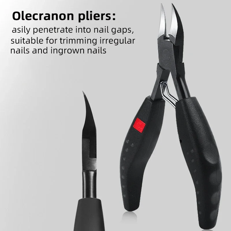 Nail Clipper Nail Clippers Toe Nail Clipper Nail Clippers Toenail Cutter Stainless Steel Pedicure Thick Toe Nail Correction Deep Into Manicure Tools Grooves