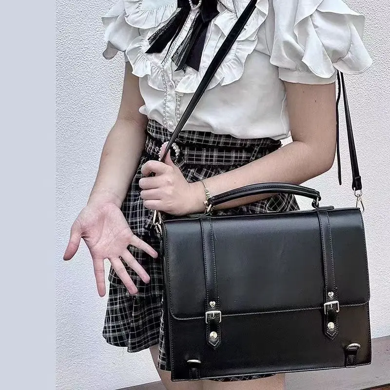 Niche Japanese Transparent Ita Bag Casual Large Capacity Girl Shoulder Crossbody Bag Fashionable Ulzzang Student Backpack ItaBag