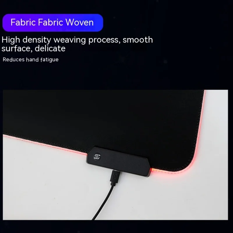 Rgb Gaming Luminous Mousepad Mouse Mat Accessories Non-Slip Mouse Pad Led  Light Mausepad Tappetino Mouse Xxl Keyboard Mat - AliExpress